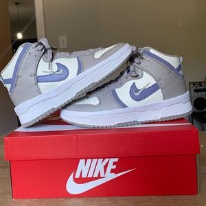 NIKE DUNK HIGH UP 💜❤️‍🔥🤍